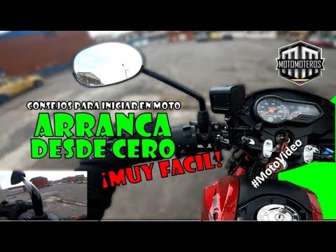 Aprende a COMO ARRANCAR una MOTO? - ¡MUY FÁCIL!