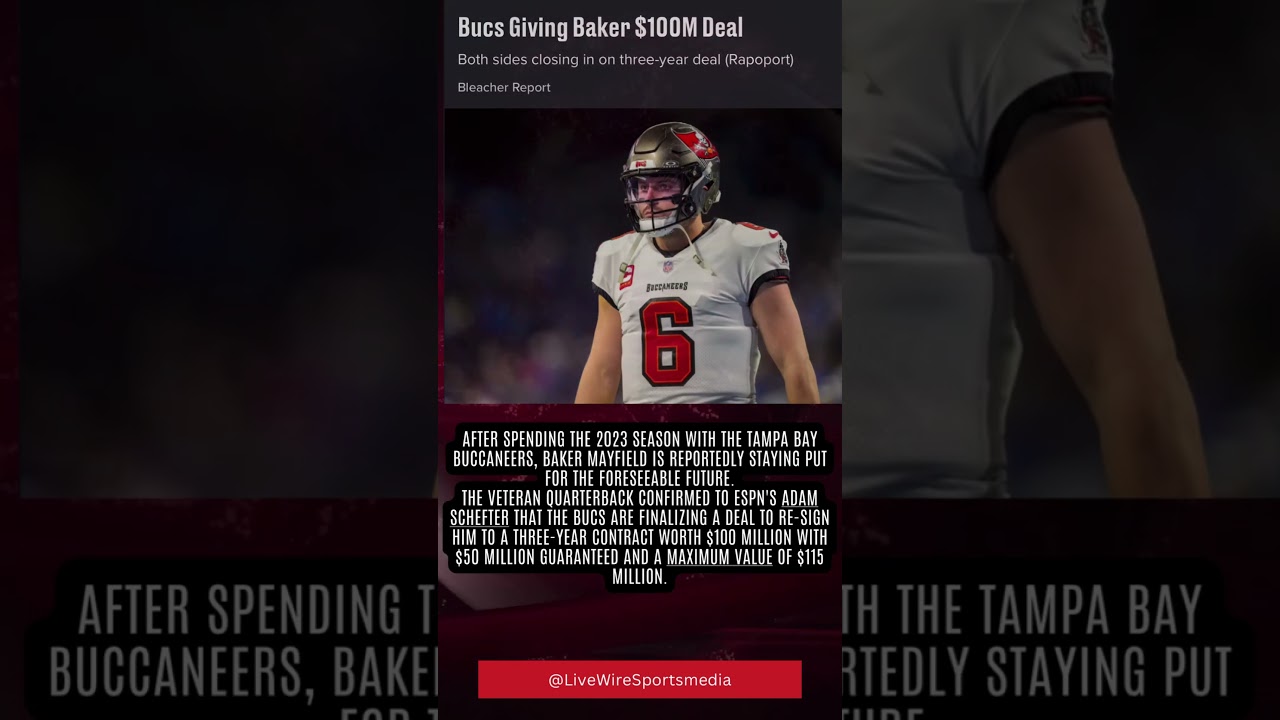 Mayfield Bags $100M with Buccaneers! 😱 