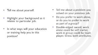 Job interview