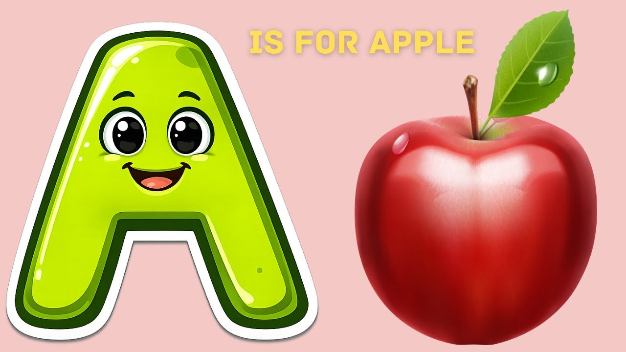 ABC Alphabet Song for Kids 🎵 | Learn Phonics Sounds A to Z 📚 | A is for ...