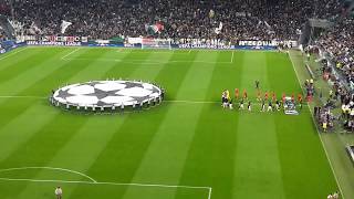 Juventus v Olympiacos 2-0 Champions League anthem group stage 2017/18
