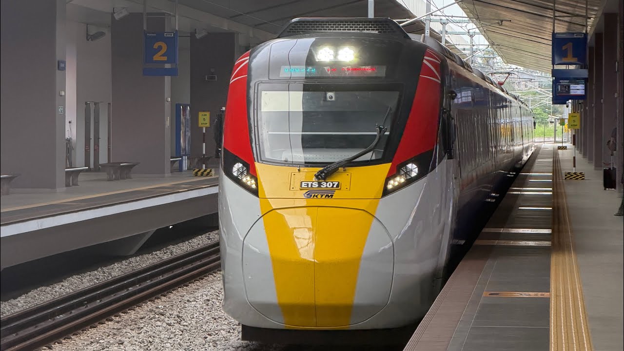 [Skip Stop Express Service, EP9323] KTM ETS Class 94 (ETS 307): Labis to Kluang. 