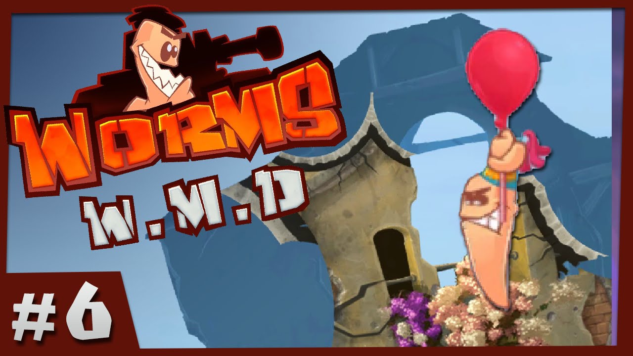 Worms WMD - #6 - Double Down (4 Player Gameplay)