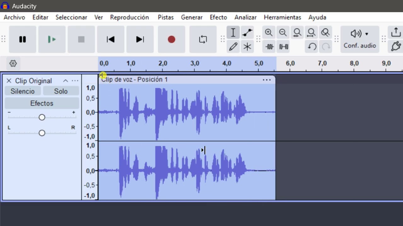 ITST - IADYEV - Uso básico de Audacity - Voz Superpuesta (Voz Robotizada)