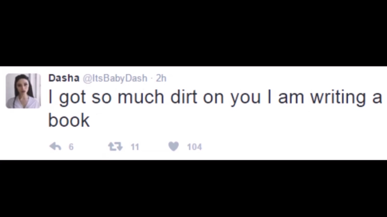 Dasha & Cyr / Edwin & Mina Drama Continues on Twitter - The Blargh Report