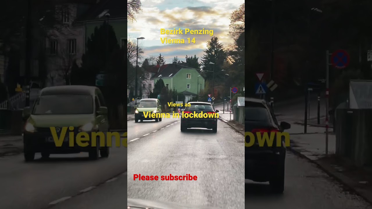 Vienna in lockdown 79.                              Bezirk Penzing 14