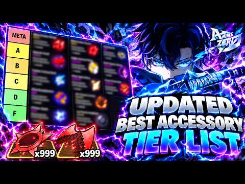 The Best FULLY UPDATED Anime Zero ACCESSORY Tier List