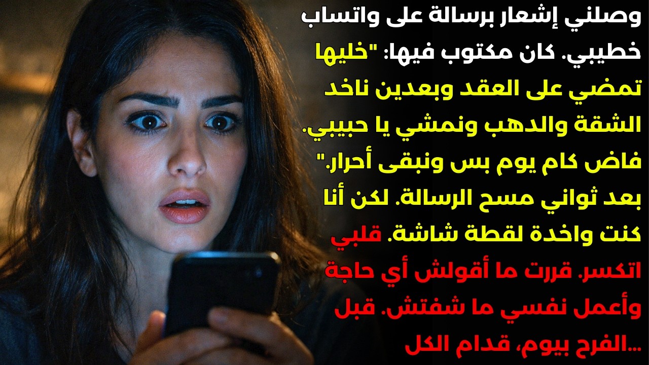خطيبي بعت رسالة بالغلط: 
