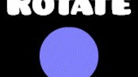 How To use The Geometry Dash Rotate Trigger |  Tutorial