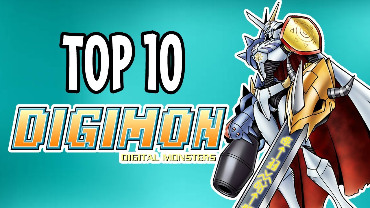 TOP 10 - Digimon MAIS FORTES 