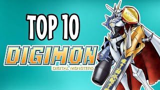 Top 10 Favorite Digimon