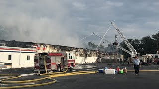 Investigators searching for cause of ABC Supply Company fire