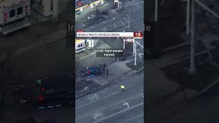 Pedestrian killed after driver crashes into multiple cars in Chicago suburbs