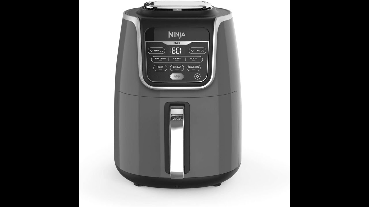 Ninja Air Fryer Max AF160UK 5 2 Litres, Grey and Black YouTube