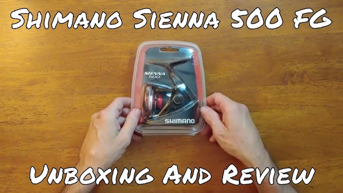 Shimano Sienna 500 FG Spinning reel Unboxing. Cheap, small and reliable fishing  reel 