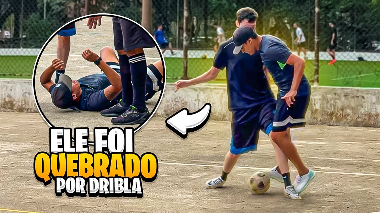 FOI QUEBRADO POR DAR CANETA - JOGO REAL/RACHÃO