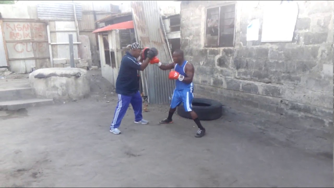 RASHID MATUMLA TRAIN BOXER@KISANGANI BOXING SPORTS CLUB