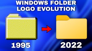 Famous Windows Folder Icon Evolution | Windows Icon Evolution | Windows Logo Evolution | Factonian Profile