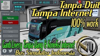 Cara Ganti Livery BUSSID Gratis Tanpa Uang & tanpa koneksi Internet mudah dan work 100% screenshot 4