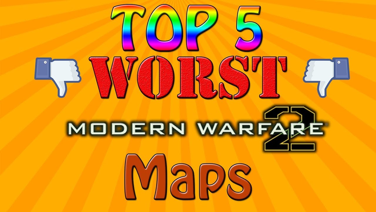 TOP 5 WORST COD Modern Warfare 2 maps!