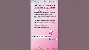 UGC NET COMMERCE PYQ June2025#ugcnet #ugc #ugcnetexam#ugcnetcommercepaper2 #commercestudents#netjrf