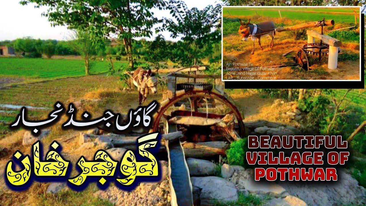 Beautiful Village Of Pothwar Gujar Khan | دیسی ماحول گاؤں کا | Jand Najjar |