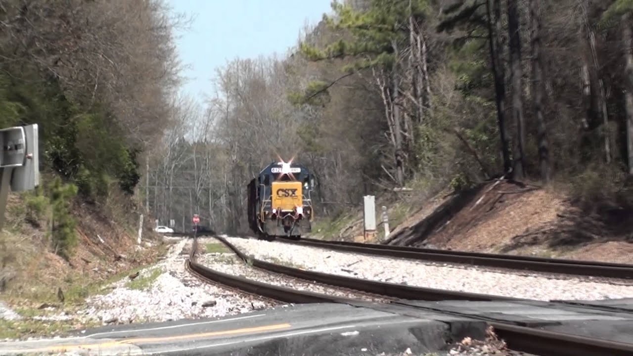CSX local in Union City, GA - YouTube