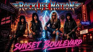 Rocklife Nation - Sunset Boulevard (Full Album / EP 2026) [80s Hair Metal &amp; Hard Rock]