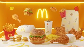 McDonald's x New Jeans K-Meal ad Using Blender 3D