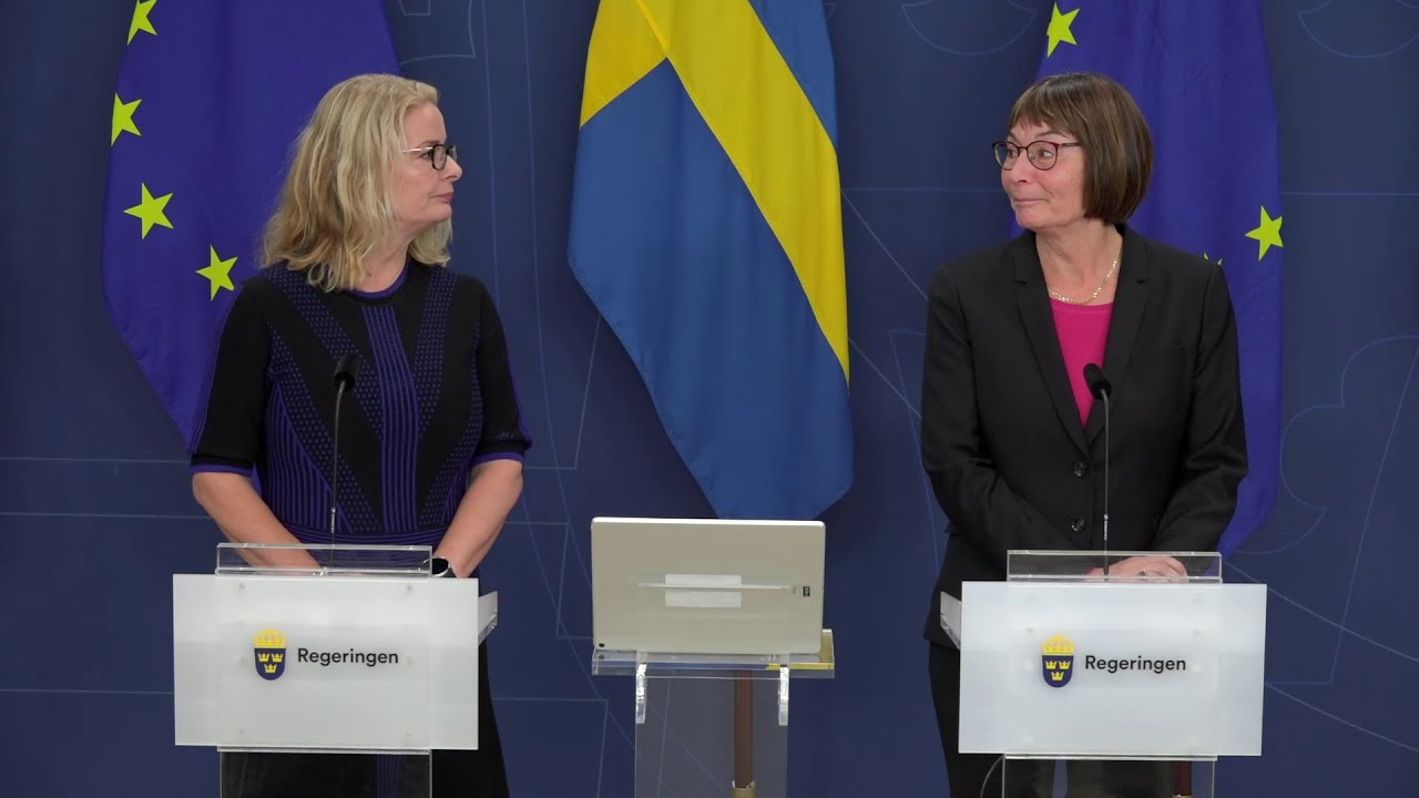 Lotta Edholm presenterar ny utredning om nationell skolpengsnorm