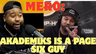 MERO ROAST DJ AKADEMIKS ON HOT 97 Net Worth