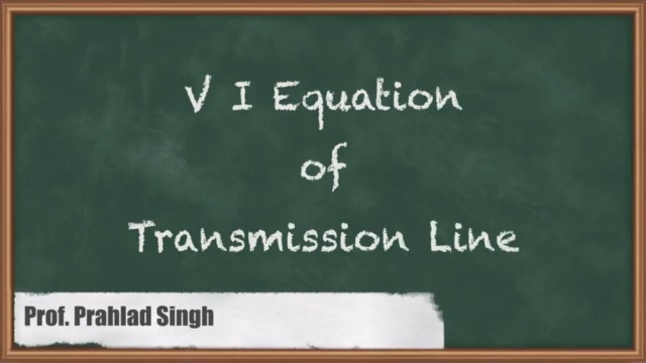 Exploring V I Equation Of Transmission Line GATE