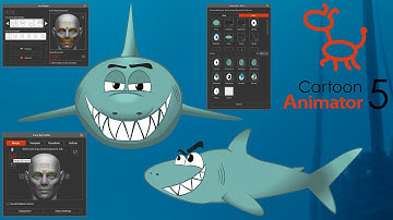 Shark  - Rigged 2D Character in Cartoon Animator 5