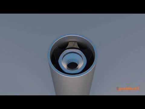 CROWN-NUT threaded inserts for round tubes and square section.