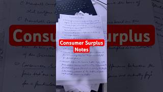 What is Consumer Surplus? UGC NET Economics Quick Revision