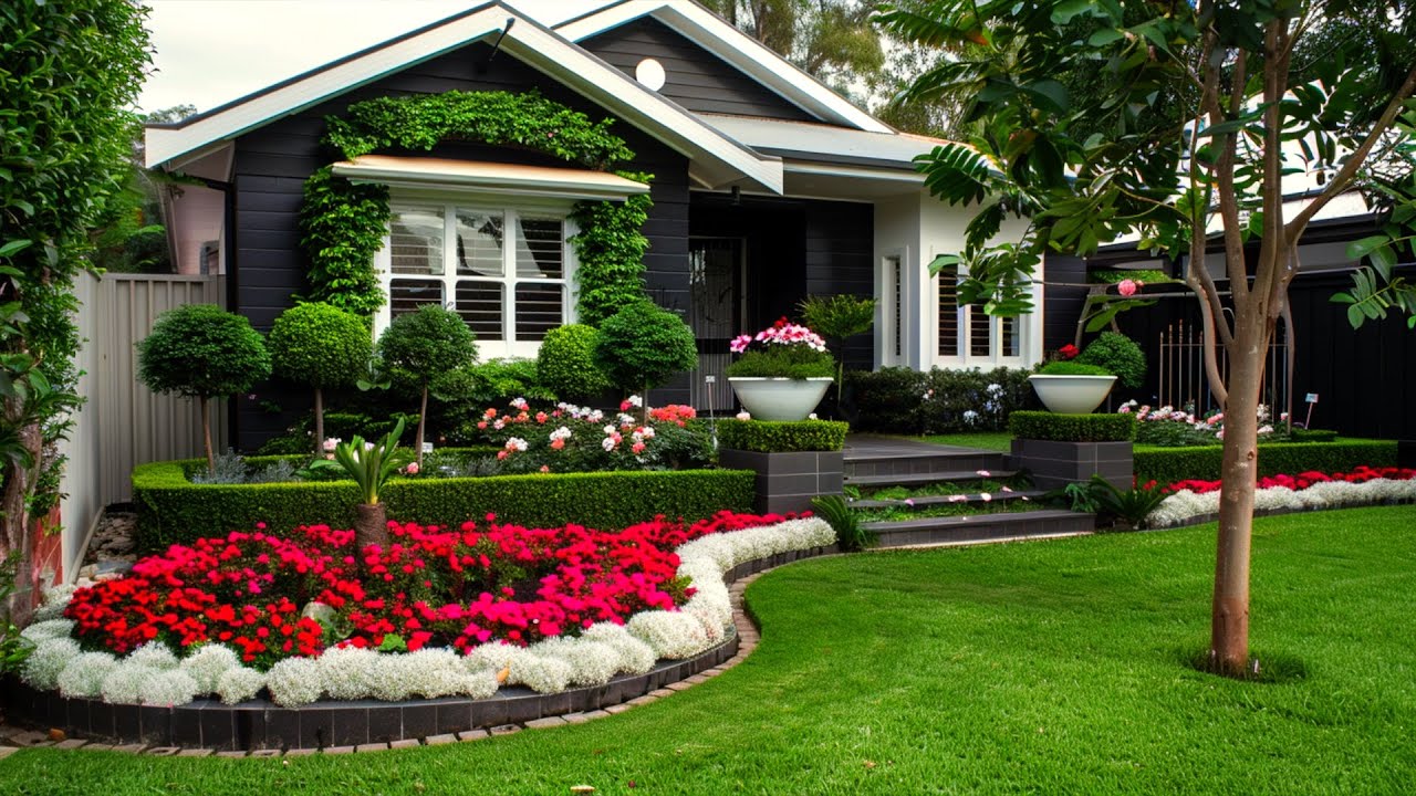 Compact Garden Beauties: Small Front Yard Ideas for a Green Oasis - YouTube