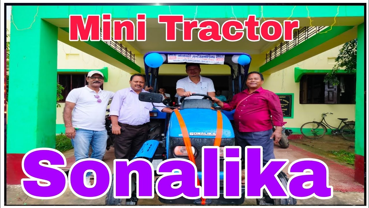 Mini tractor of Sonalika # Distribution to Progressive cultivator in gov.subsidy # 22 September 2023