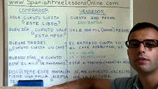 Lesson 12 Simple Spanish Sentences Buying U0026 Selling 12