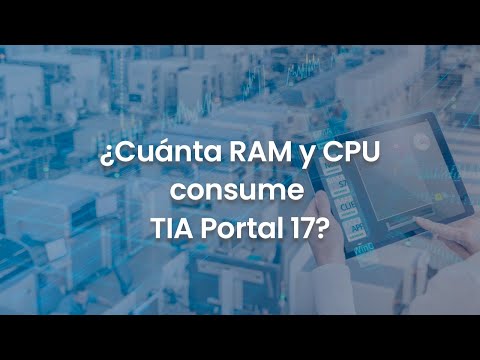 ¿Cuánta memoria RAM y CPU se necesita para TIA Portal 17?