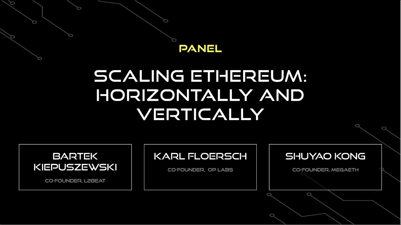 Settlement Day - Scaling Ethereum: Horizontally and Vertically (OP Labs,  MegaETH & L2Beat)