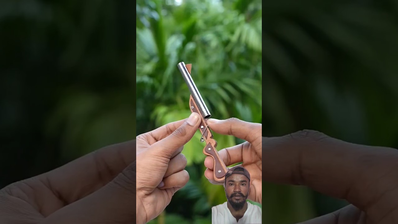 Bamboo Crafting Idea with mini Slingshots 