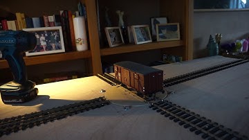 Building a small model railroad turntable