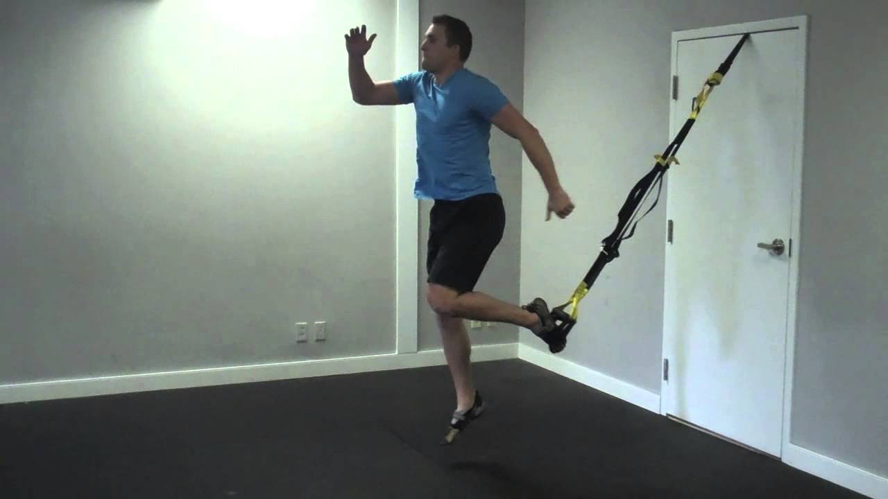 TRX Balance Lunge with Jump YouTube