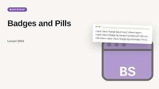 Badges and Pills | Bootstrap Tutorial for Beginners