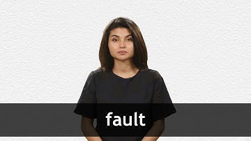How to pronounce FAULT in American English