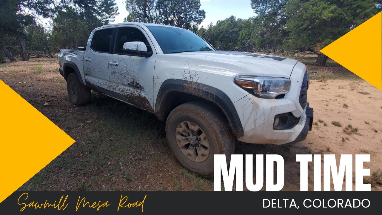 Our 2021 Toyota Tacoma TRD Off Road Gets Muddy Exploring the Colorado Desert | Sawmill Mesa Road