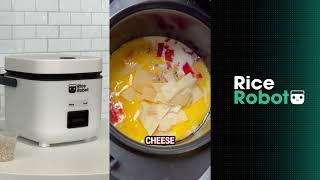Rice Robot - Red Pepper, Onion & Parm Frittata