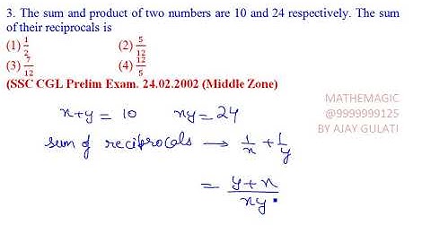 sum of reciprocals 03