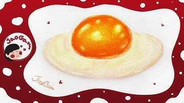Drawing Fried Egg Test! Crayon brush Procreate for sale coming soon ...