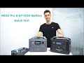 EcoFlow R600 PRO and EF-1500 External Battery Functions Quick Test